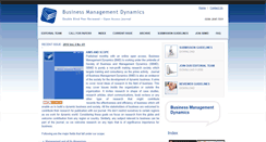 Desktop Screenshot of bmdynamics.com